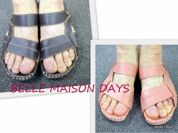 フットベッド２ＷＡＹサンダル(BELLE MAISON DAYS)