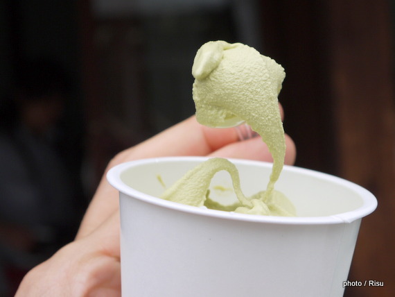 抹茶ソフトクリーム「島慶園」-喜多方マイスター体験-ぐるっと1周ジオツアー